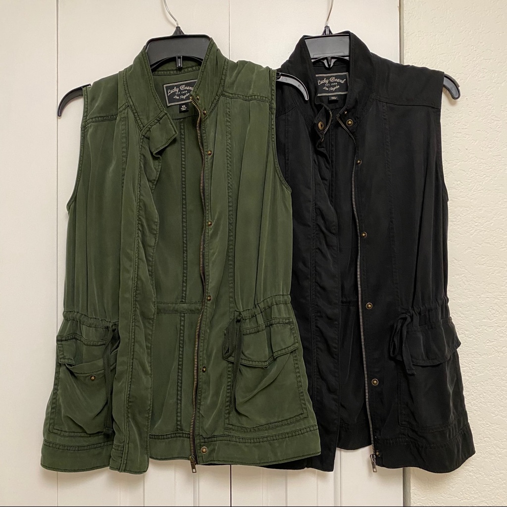Lucky Brand Army Vests 2x1